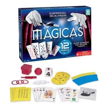 Imagem de Brinquedo Jogo Infantil Kit 12 Mágicas - Nig 1200 - nig brinquedos