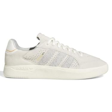 Imagem de adidas Originals Tyshawn Low Tênis masculino, Branco giz/cinza/branco creme, 44