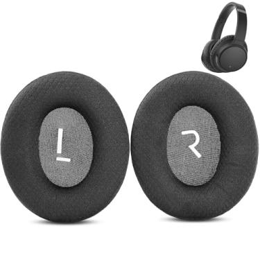 Imagem de DowiTech Almofadas de substituição respiráveis e duráveis compatíveis com fones de ouvido Sony WH-CH700N, WH-CH710N, MDR-ZX770BN, ZX780DC com tecido de malha e espuma viscoelástica