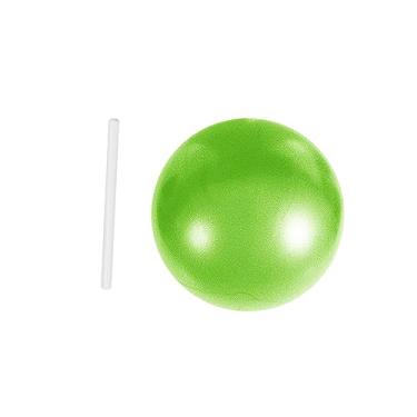Imagem de Pegciuho Pequena Bola de Pilates, Bola de Núcleo, Reforçada, Espessada, 9 Polegadas, Bola de Exercício, Bola de Ioga para Ginástica, Estabilidade, Academia em, VERDE