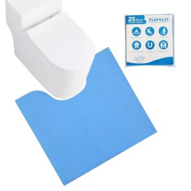 Imagem de Tapetes de banheiro descartáveis para higiene sem esforço e conforto aprimorado do banheiro, adequado para idosos, crianças, mulheres e pacientes com Alzheimer, tapete absorvente em forma de U (pacote