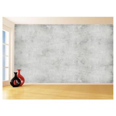 Imagem de Papel De Parede 3D Concreto Queimado Liso Cinza 3,5M Kkt02 - Você Deco