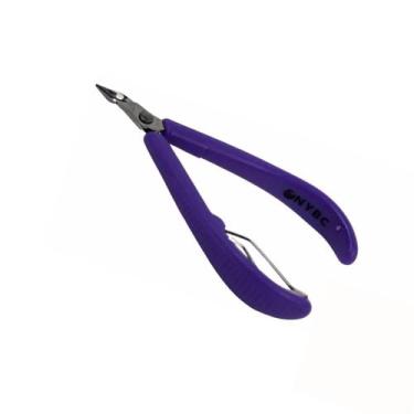 Imagem de Alicate de Cutícula Cabo Plástico 10,3cm - NYBC, ROXO