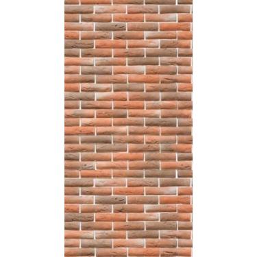 Imagem de Papel de Parede Adesivo Pedra Tijolinho Rústico Marrom PE 101 - IC DEC