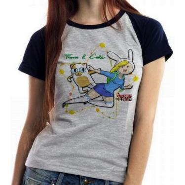 Imagem de Baby look blusa feminina ou Camiseta unissex  Adventure Time Fiona Cak