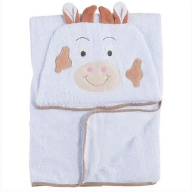 Imagem de Toalha Infantil com Capuz Bichos Vaquinha - 01 Peça - Happy Baby