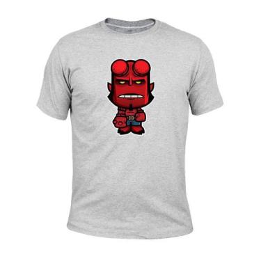 Imagem de Camiseta Plus Size Confortável Malha 30.1 Estampada Bonequinho - Surpr