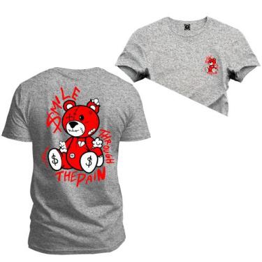 Imagem de Camiseta Plus Size Algodão 30.1 Premium Estampada The Pain Frente Cost