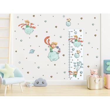 Imagem de Adesivo de Parede Pequeno Principe e Régua de Crescimento - Adesivos K