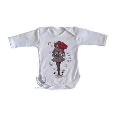 Imagem de body nenê criança roupa bebê manga longa It a coisa - Empório Dutra, G