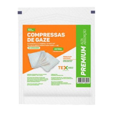 Imagem de Compressa Gaze Estéril Hidrófila Texmed 13 fios 300 Unidades