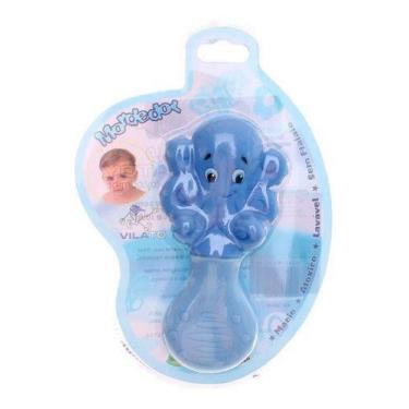 Imagem de Mordedor Para Bebe Polvo Azul Anti Stress Gengiva - Vila Toy