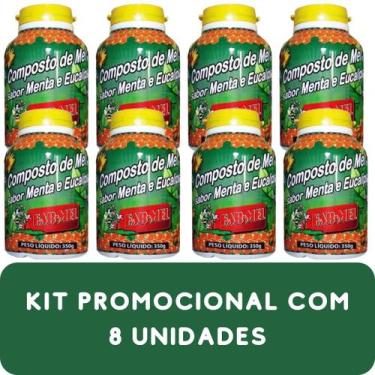 Imagem de Composto Antigripal Farmel Mel Menta e Eucalipto 350g Kit Promocional 