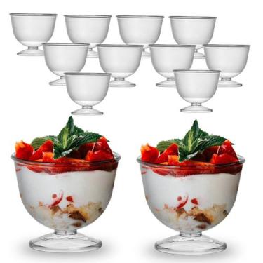 Imagem de Kit C/12 Mini Tacinha Sobremesa Servir Festa 150ml - TT