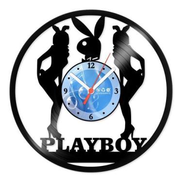 Imagem de Relógio De Parede Disco Vinil Diversos - Coelhinhas Playboy - VDI-203 