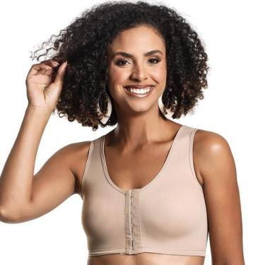 Imagem de Sutia yoga soft pos cirurgico soft de alcas largas aberto na frente - 