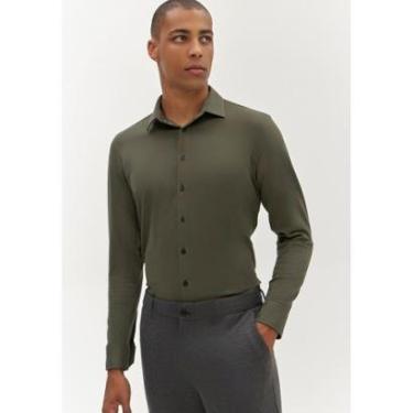 Imagem de Camisa Masculina Slim Fit em Malha Pima-Masculino