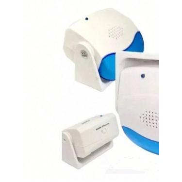 Imagem de Campainha Sem Fio 2 Sensores Presença Anunciador 36 Sons Qualidade - t