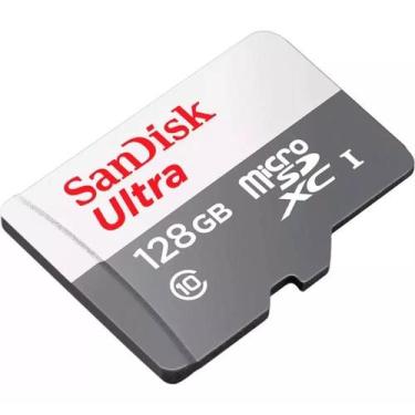 Imagem de Cartão Memória Micro Sd Sandisk 128gb Classe 10 Ultra Original