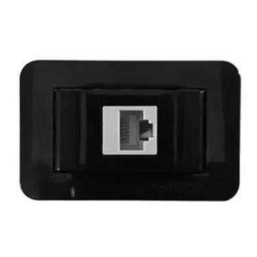 Imagem de Tomada Embutir Móveis Informática Rj 45 cat5 Preta  - Lumitek-Duda Fer