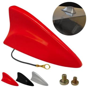 Imagem de Antena Tubarao Automotiva shark carro enfeite esportiva receptiva AM F