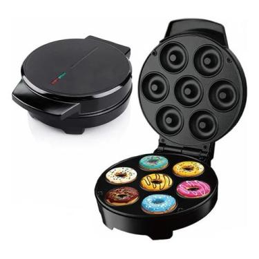 Imagem de Mini Maquina De Donuts Café Da Manhã Capacidade Para 7 Mini Rosquinha 