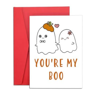 Imagem de Cesta de presente de Dia dos Namorados, lindo cartão de Natal para namorada namorado, cartões de dia dos namorados, cartões de aniversário para esposa marido, cartão You Are My Boo com envelopes,