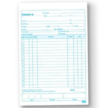 Imagem de Impresso talao de pedido 1/18 2 vias 40 folhas tilibra