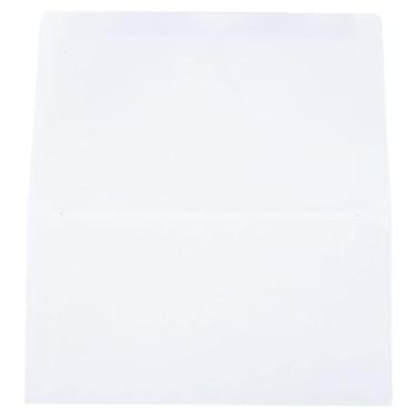 Imagem de Envelopes de remessa de 6 3/4 (9,5 x 16 cm fechados) - 10,8 kg. Branco brilhante (50 unidades) por Envelopes.com