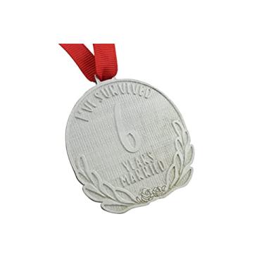 Imagem de Pirantin Medalha de 6º aniversário – Medalha de casado de 6 anos I've Survived
