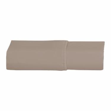 Imagem de Lençol Avulso/Kit com Elástico Algodão Egípcio 300 Fios Toque Gelado - Solteiro/Casal/Queen/King - Hipoalergênico Não faz bolinhas (Cáqui, Casal Avulso c/elastico)