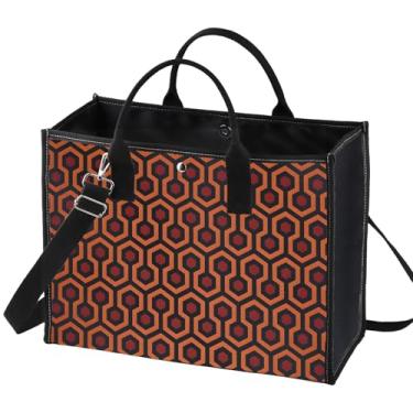 Imagem de BWWKTOP Shining Overlook Hotel Bolsa de maquiagem cosméticos inspirados em filmes de terror Overlook Hotel Bolsa com zíper, Shiningbag BL BG, Bolsa