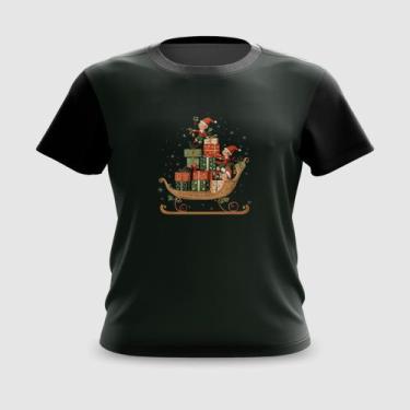 Imagem de Camiseta Camisa Elfos do Papai Noel no Trenó - FABRIQUETA, P