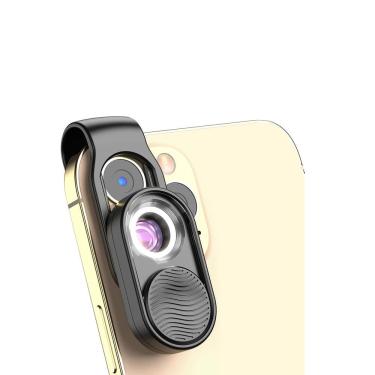 Imagem de Lente de microscópio APEXEL Nano Zoom 100X para smartphone