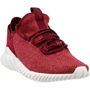 Imagem de adidas Men's Tubular Doom Sock Pk Originals Red/Burgundy/White Running Shoe 10.5 Men US