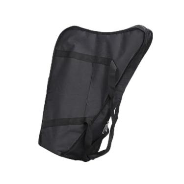 Imagem de Estojo de transporte de harpa de lira, bolsa de armazenamento acolchoada para 19 cordas, 65 x 43 cm/25,6 x 16,9 polegadas