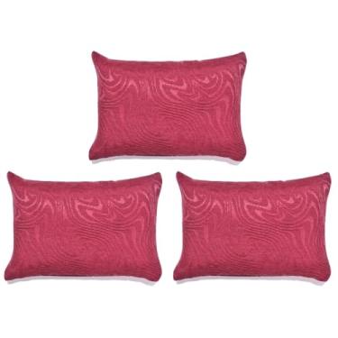 Imagem de Peso de Porta Decorativo Almofada 1Kg Estampas Diversas (1, Ondas Vinho)