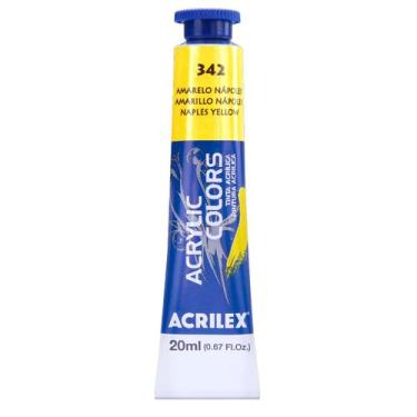 Imagem de Tinta Acrylic Colors Acrilex 20ml 342 Amarelo Nápoles, 342 - AMARELO N
