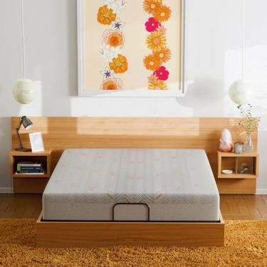 Imagem de Tulo Green Tea Hybrid | Colchão médio de 25,4 cm em uma caixa | Respirável | Alívio de pressão | Reduz a transferência de movimento | Tamanho solteiro