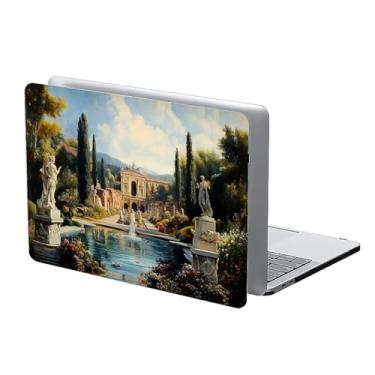 Imagem de COTAIL Compatível com MacBook Air 13 polegadas, capa rígida de plástico para 2025 2024 2023 2022 capa protetora rígida 13.3 Pro (A1706/A1708/A1989/A2159/A2289/A2251/A2338), jardins romanos