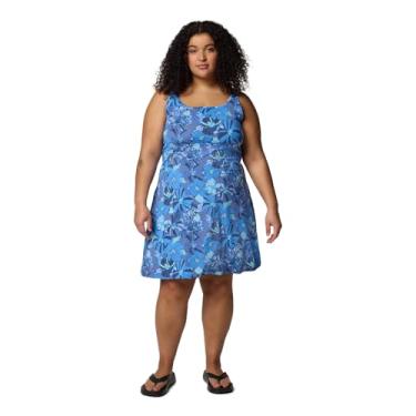 Imagem de Columbia Vestido feminino PFG Freezer III, Bluebell Retropical, 2X