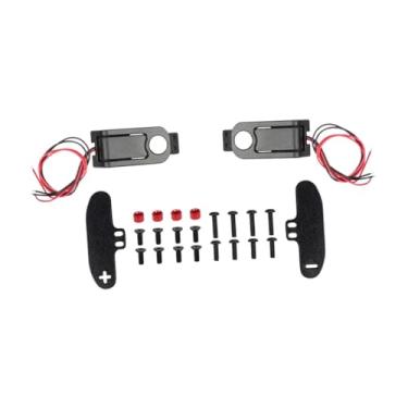 Imagem de menolana RC SIMULAÇÃO de JOGO de CHEGO DO VOIMENTO de VASTES SUBSTITUIR ALTUMA de EMPRESSIMENTO FÁCIL de REPARO de REPARO PARTE METAL para T300 G920 G25, Preto Sem Montagem