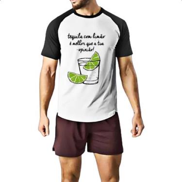 Imagem de Camiseta Raglan Tequila com limao opniao - Alearts, M
