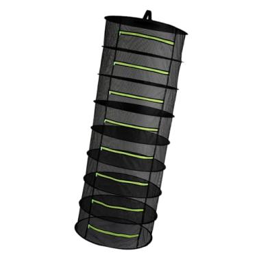 Imagem de Rack de Secagem de Plantas, Malha Respirável Ervas Multilayer Secador de 8 Camadas Dobráveis ​​Malha Pendurada na Rede de Secador Com Zíperes para Sementes Flores Brotações