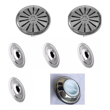 Imagem de Kit Dispositivos Inox Encaixe Cano De 50mm Para Piscinas - RR PISCINAS