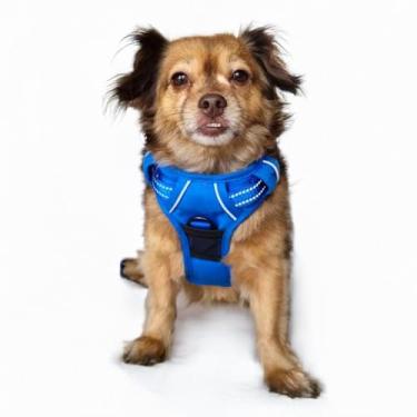 Imagem de Doggie Design Venture Paw Peitoral para cães - Peitoral simples ajustável para filhotes - Coleira antipuxão para cães para caminhadas e aventuras ao ar livre - Sálvia seca, P