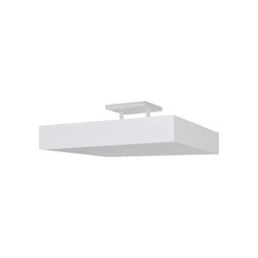 Imagem de Luminária Pendente Atlas Luz Indireta Gde 35Cm 2Lamp E27 Branco