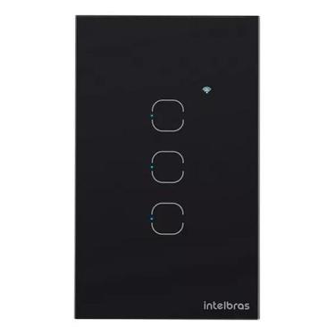 Imagem de Interruptor Smart Intelbras Wi-fi Touch 3 Zigbee Ezs 1003