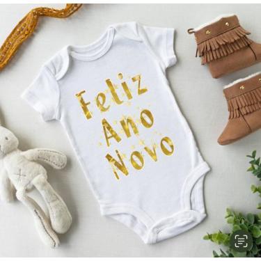 Imagem de Body Personalizado Bebê Feliz Ano Novo 2 - ds, G (6 a 9 Meses)
