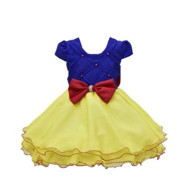 Imagem de Vestido infantil fantasia princesa branca de neve - LIG LIG , 6